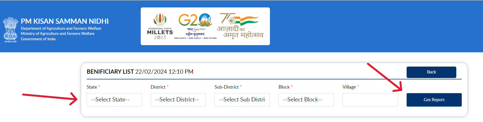 Fill details to check PM-Kisan beneficiary list