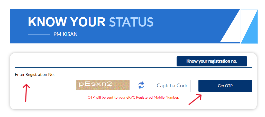 Know your registration number