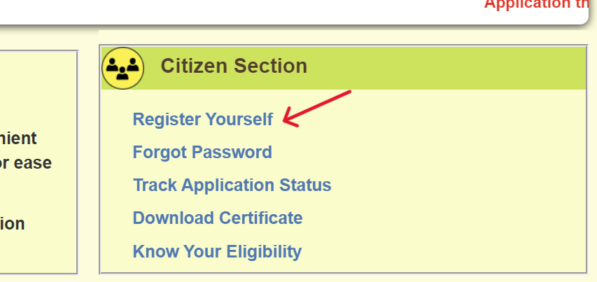 Registration on RTPS Portal